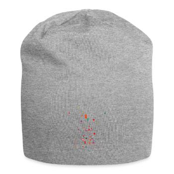 Klecksekunstwerk - Jersey Beanie - heather grey - Front