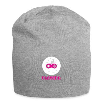 Gamer 2 - Duo Player 1 & 2 amour couple de cadeau - Bonnet en jersey - gris chiné - Devant