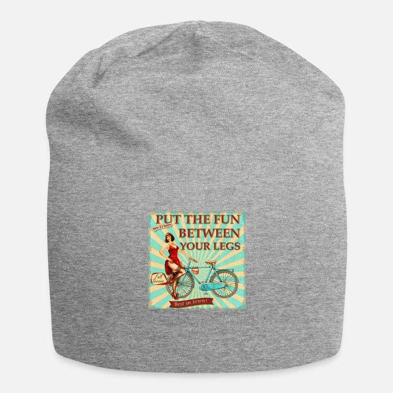 Bicycle - Put the fun between your legs - Jersey Beanie - heather grey