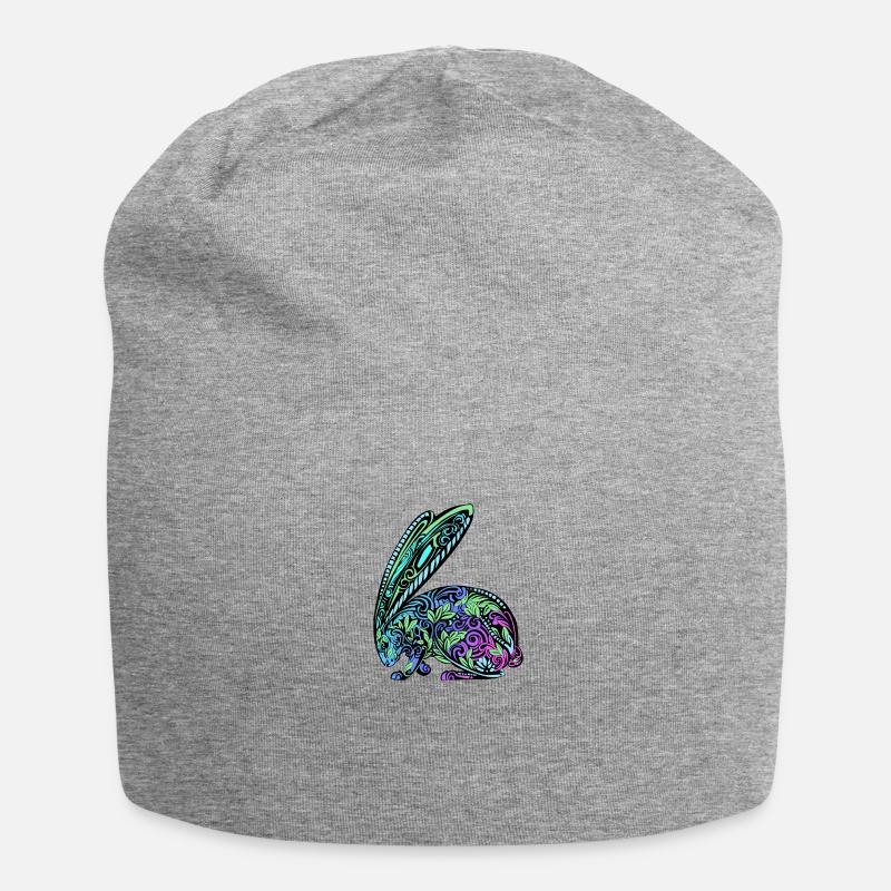 Lapin de rêve - lapin - Bonnet en jersey - gris chiné