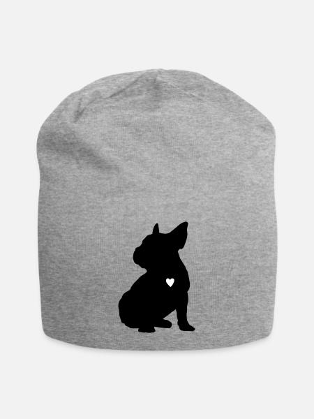 Bully for my heart - Jersey-Beanie - Grau meliert