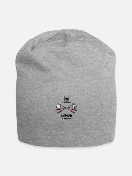 Dad Grill Outfit - Jersey-Beanie - Grau meliert