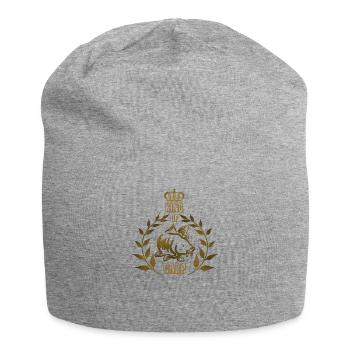 King Of Carp gold - Bonnet en jersey - gris chiné - Devant