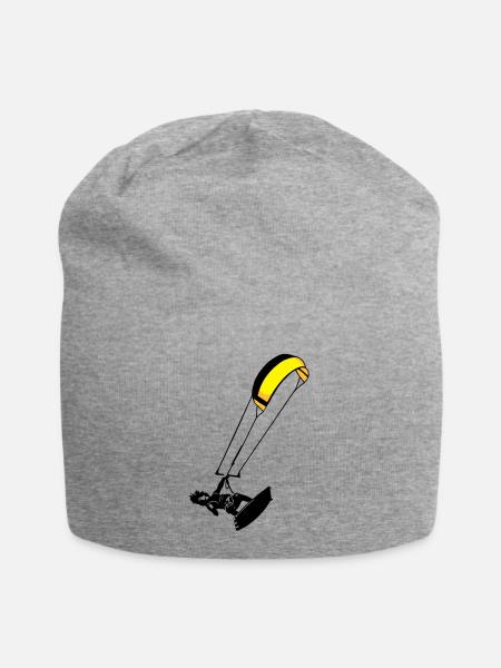 kite-surf - Jersey-Beanie - Grau meliert