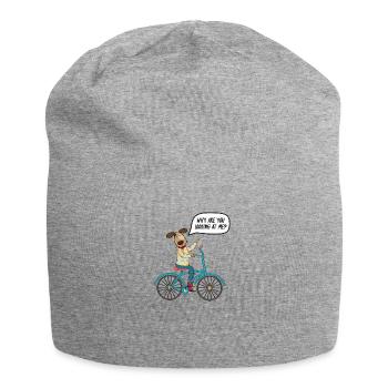 vélo - Bonnet en jersey - gris chiné - Devant