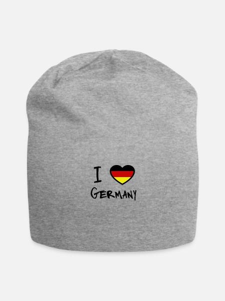 Germany - Jersey-Beanie - Grau meliert