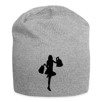 Shopping Queen - Jersey Beanie - heather grey - Front