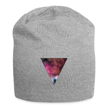 Galaxie - Jersey-Beanie - Grau meliert - Vorne