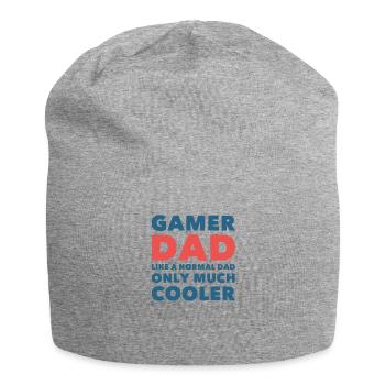 Gamer Dad - père père joueur, joueur - Bonnet en jersey - gris chiné - Devant