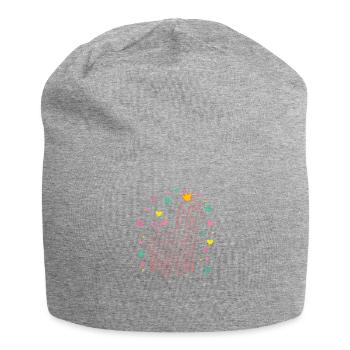lama - Bonnet en jersey - gris chiné - Devant