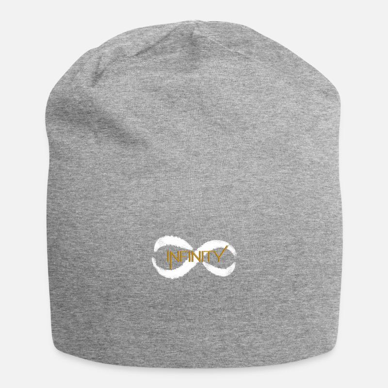 Infinity infinity sign icon infinity - Jersey Beanie - heather grey