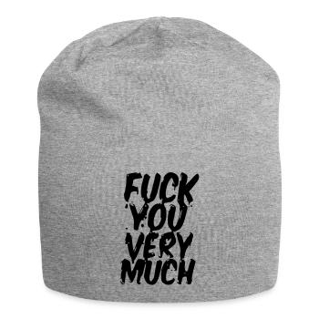 fuck you very much original exit-shirt - Jersey-Beanie - Grau meliert - Vorne