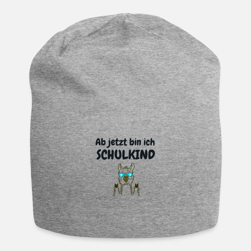 geschenk einschulung junge - Jersey-Beanie - Grau meliert