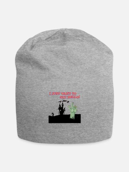 Zombie - Jersey-Beanie - Grau meliert