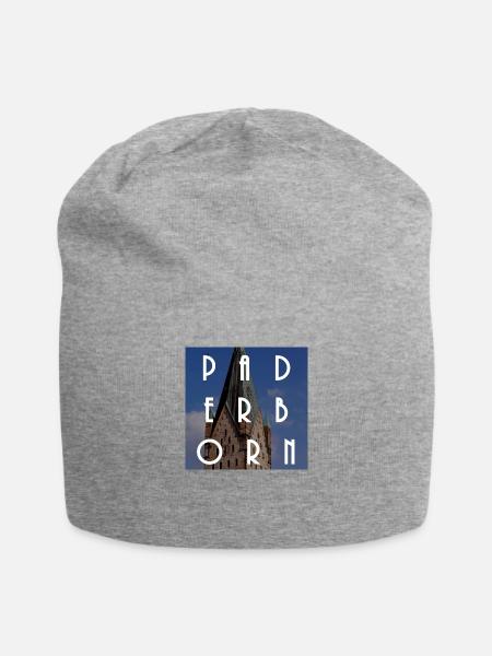 Paderborn - Jersey-Beanie - Grau meliert