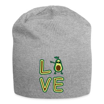 Amour d'avocat! - Bonnet en jersey - gris chiné - Devant