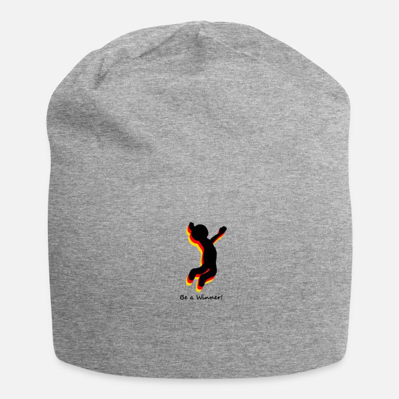 Germany joy - Jersey Beanie - heather grey
