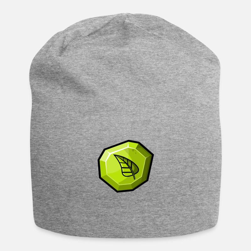 Élément: Nature / Herbe - Bonnet en jersey - gris chiné