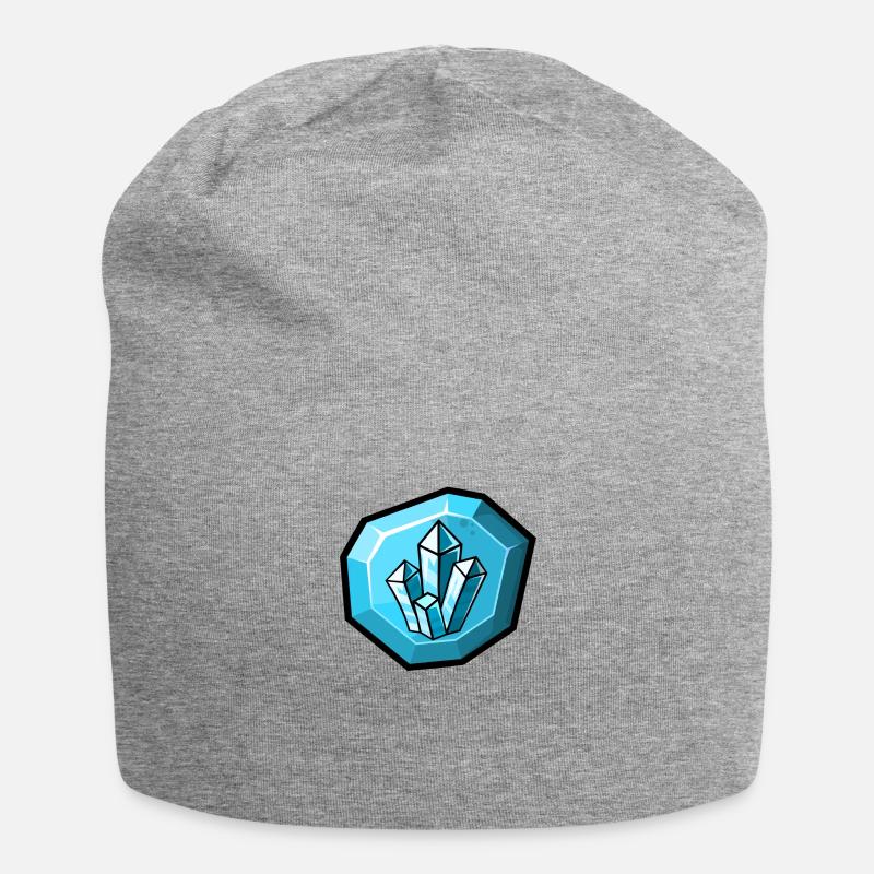 Élément: glace - Bonnet en jersey - gris chiné