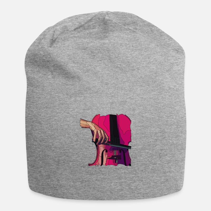 cello3 - Bonnet en jersey - gris chiné