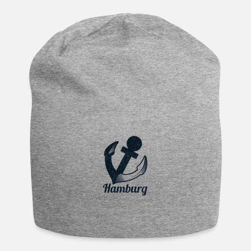 Ancre de Hambourg - Bonnet en jersey - gris chiné