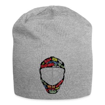 Eishockey, Torwartmaske, Maske - Jersey-Beanie - Grau meliert - Vorne