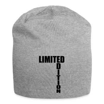 Limited Edition - Jersey Beanie - heather grey - Front