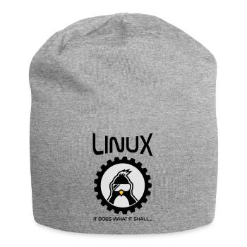 Linux fait ce qu'il doit - Bonnet en jersey - gris chiné - Devant