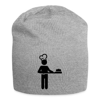 Boulanger - Bonnet en jersey - gris chiné - Devant