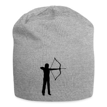 archery, archer - woman - Bonnet en jersey - gris chiné - Devant