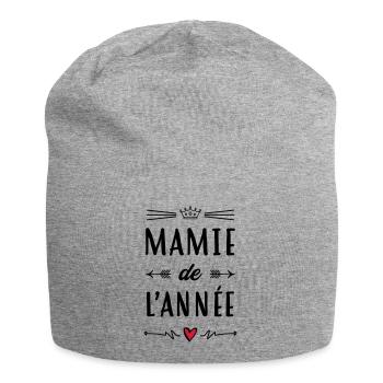 Mamie Mamy Grand-Mère Grand Mere Grands Parents - Jersey Beanie - heather grey - Front