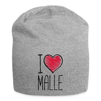 i love malle - Jersey-Beanie - Grau meliert - Vorne