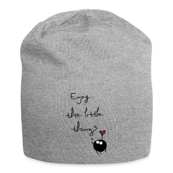 profiter des petites choses - Bonnet en jersey - gris chiné - Devant