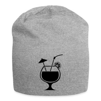 cocktail - Jersey-Beanie - Grau meliert - Vorne
