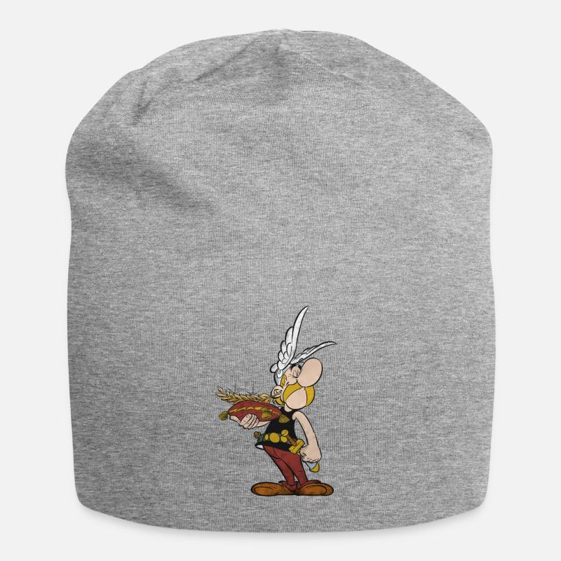Astérix présente la couronne de laurier - Bonnet en jersey - gris chiné