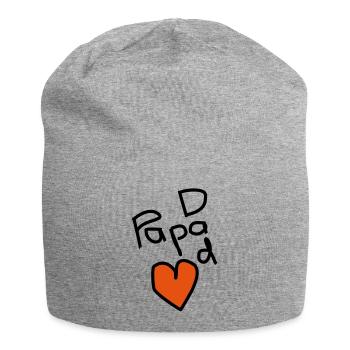 Dad, dad - Jersey Beanie - heather grey - Front