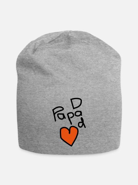 Papa, papa - Bonnet en jersey - gris chiné