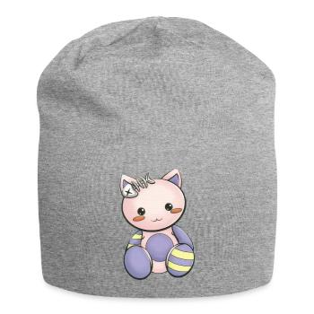 Manga - Jersey Beanie - heather grey - Front