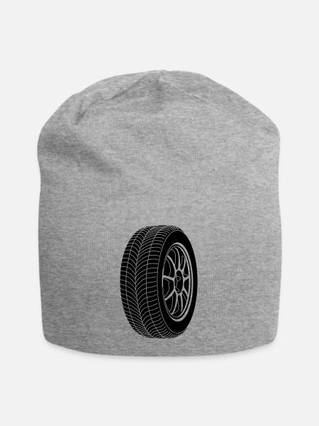 Pneu de voiture pour voiture de sport - Bonnet en jersey - gris chiné