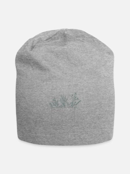 Plantes de poche - Bonnet en jersey - gris chiné