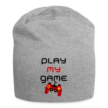 Gaming - Jersey-Beanie - Grau meliert - Vorne