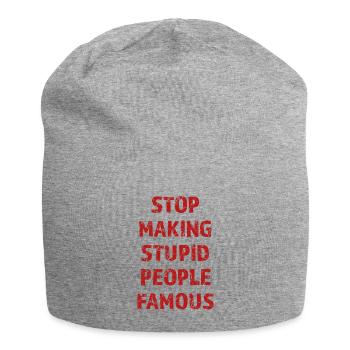 SMSPF - Jersey-Beanie - Grau meliert - Vorne