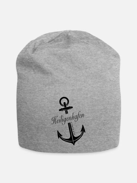 Heiligenhafen - Jersey-Beanie - Grau meliert