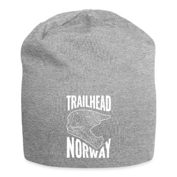 Mountainbike T-Shirt Trailhead Norwegen - Jersey-Beanie - Grau meliert - Vorne