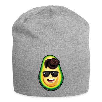 avocado Rock 'n' Roll - 50er Jahre Design - Jersey-Beanie - Grau meliert - Vorne