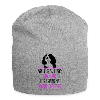 Springer-Zitat - Jersey-Beanie - Grau meliert - Vorne