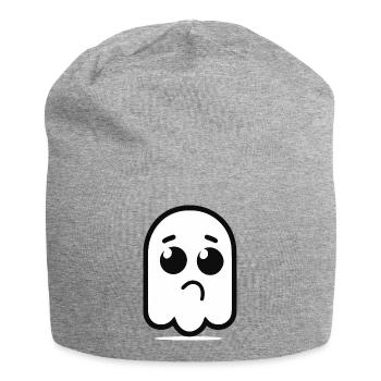 Symbol Minimalismus - Jersey-Beanie - Grau meliert - Vorne