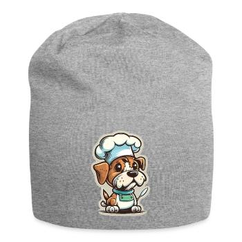 Gourmet Pup - Jersey Beanie - heather grey - Front