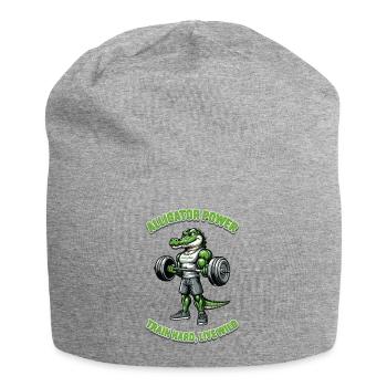 Alligator Maximus - Jersey Beanie - heather grey - Front