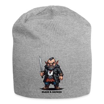Little Evil Dwarf - Jersey Beanie - heather grey - Front